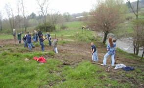 Students Are Landscaping