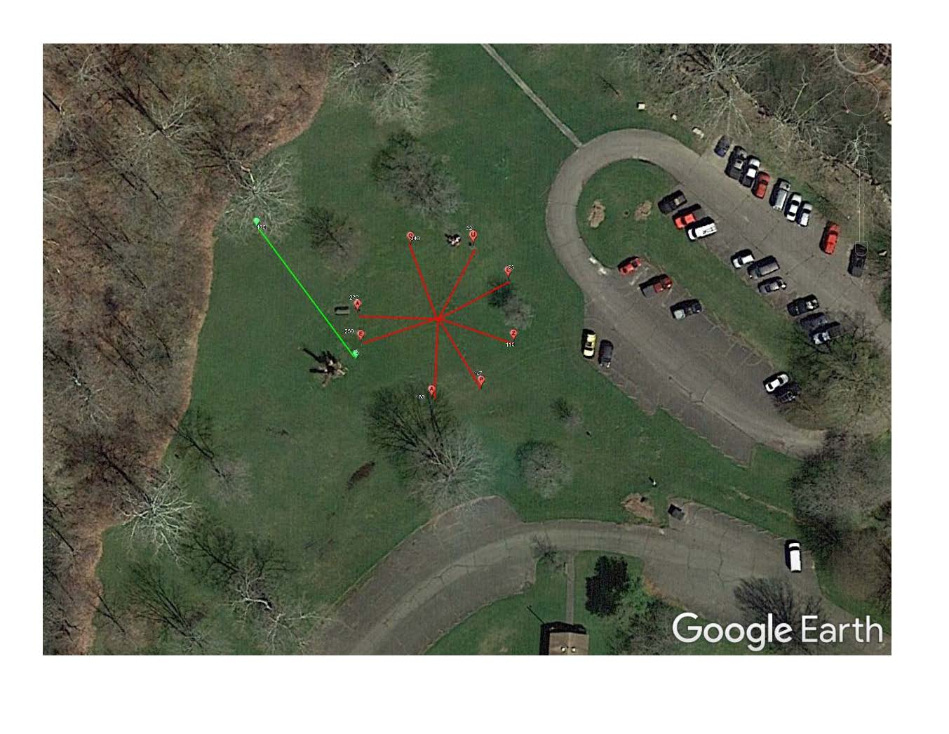 Schoolyard Compass Game Map